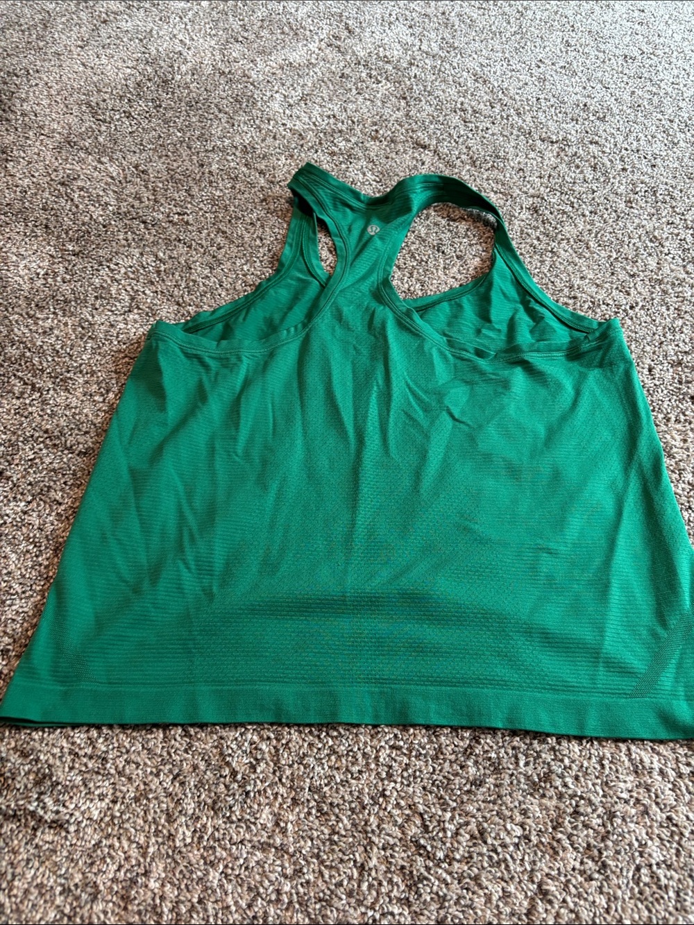lululemon athletica Green Racerback Tank Top